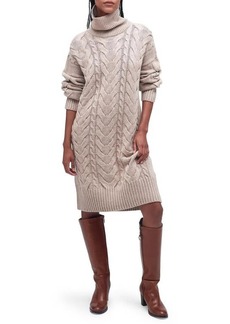 Barbour Woodlane Cable Stitch Long Sleeve Sweater Dress