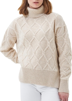 Barbour Wool Blend Perch Cable Knit Sweater