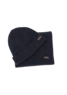 BARBOUR Wool scarf and cap gift set