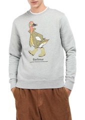 Barbour x Noah Duck Graphic Crewneck Sweatshirt