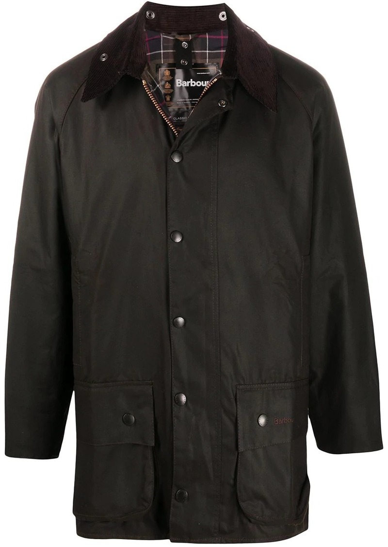 Barbour Beaufort snap-fastening coat