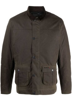 Barbour Brunden Wax corduroy-collar jacket