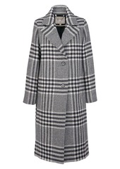 Barbour Byron Wool Check Tailored Coat
