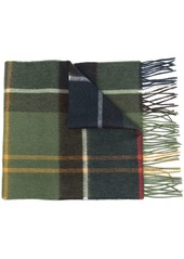 Barbour check pattern scarf