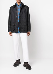 Barbour collared wax jacket