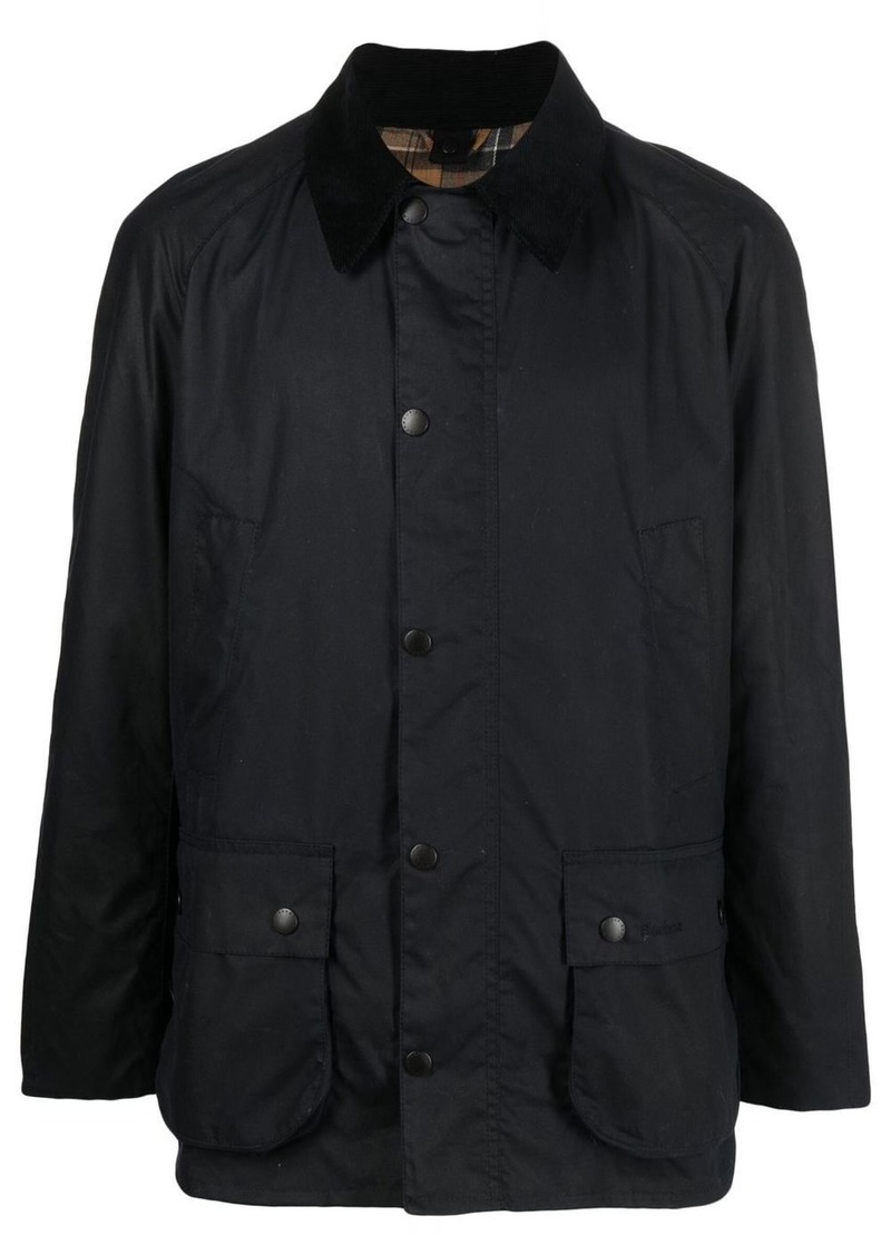 Barbour collared wax jacket