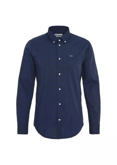 Barbour Cotton-Blend Button-Down Shirt