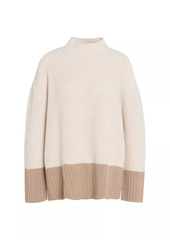 Barbour Elsa Cotton-Blend Mock Turtleneck Sweater