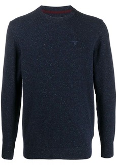 Barbour embroidered logo jumper