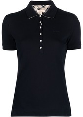 Barbour embroidered-logo short-sleeve polo top