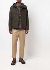 Barbour hooded button-down jacket