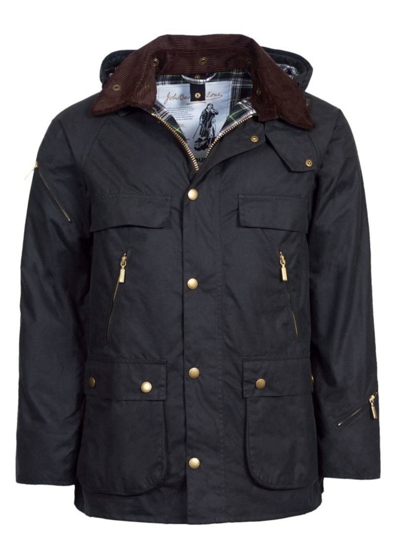 barbour icons bedale waxed cotton jacket