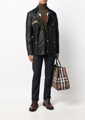 Barbour International Union Jack wax jacket