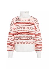Barbour Jeanne Fair Isle-Inspired Wool-Blend Sweater