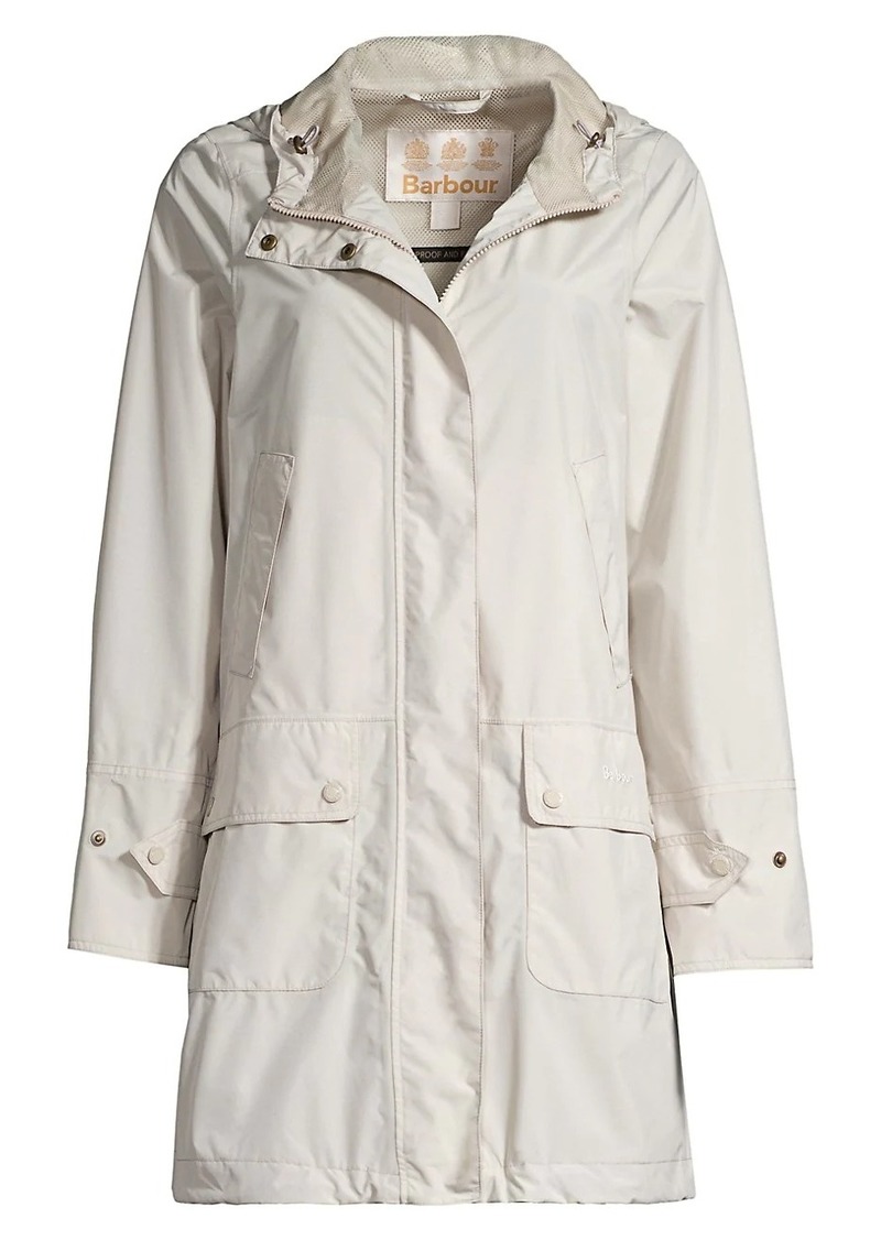 barbour lottie hooded waterproof raincoat