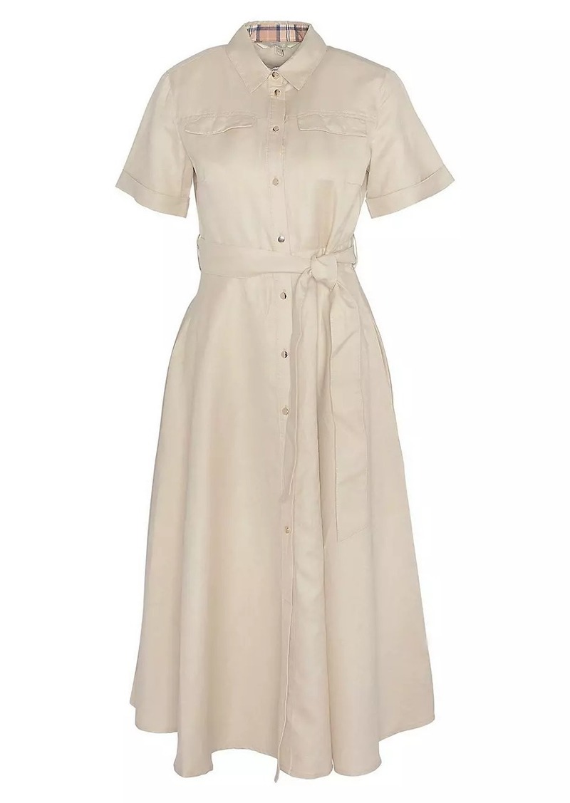 Barbour Margaret Linen-Cotton Shirtdress
