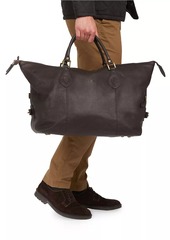 Barbour Medium Travel Explorer Leather Tote Bag