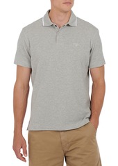 Barbour Malin Classic Fit Textured Knit Short Sleeve Polo