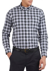 Barbour Tailored Fit Highland Check Button-Down Shirt in Olive at Nordstrom