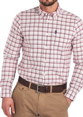 Men's Barbour Tatter Plaid Button-Down Shirt