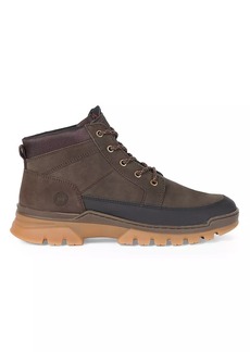 Barbour Miller Lace-Up Leather Derby Boots