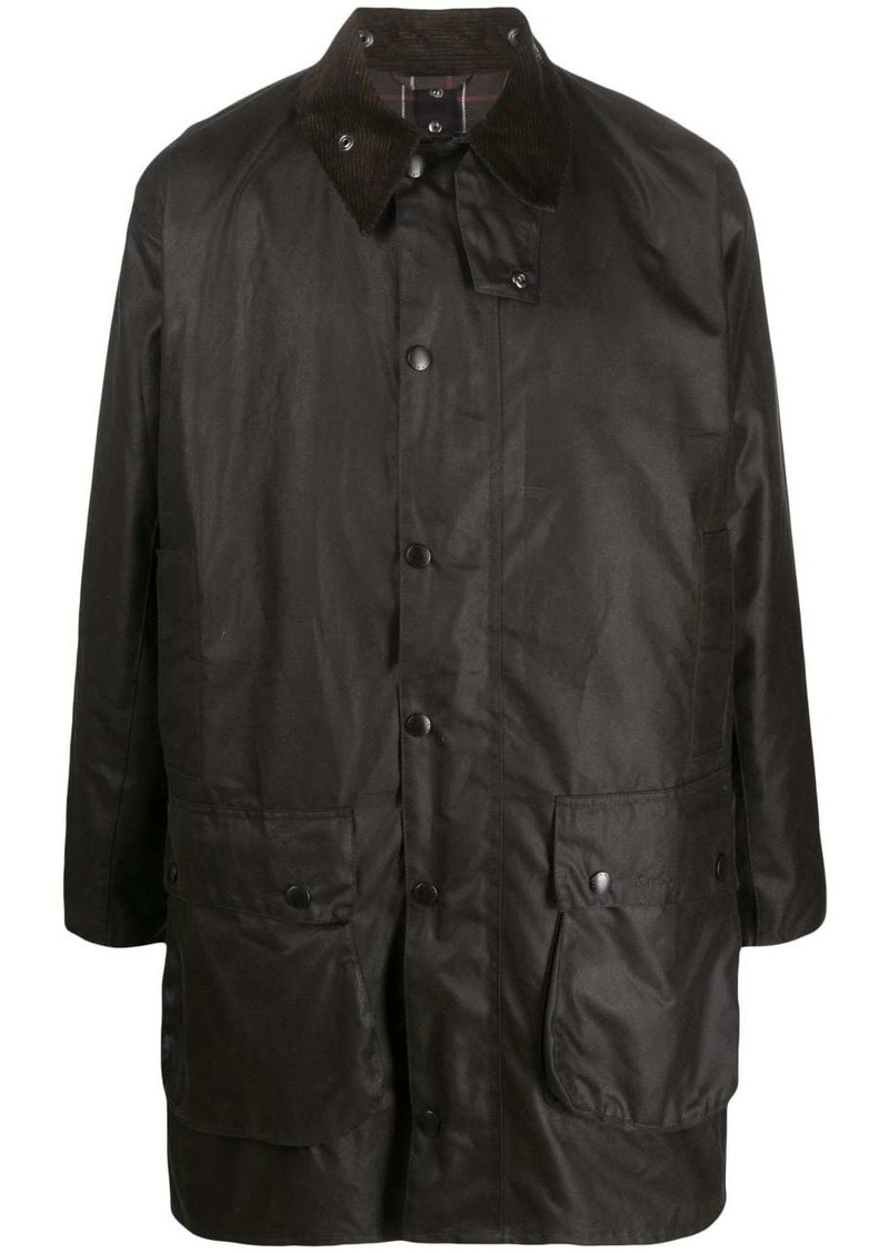 Barbour Northumbria® constrast-collar wax jacket