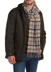 Barbour Plaid Wool & Cashmere Scarf