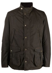 Barbour press-stud cotton jacket