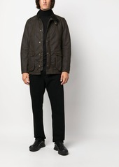 Barbour press-stud cotton jacket