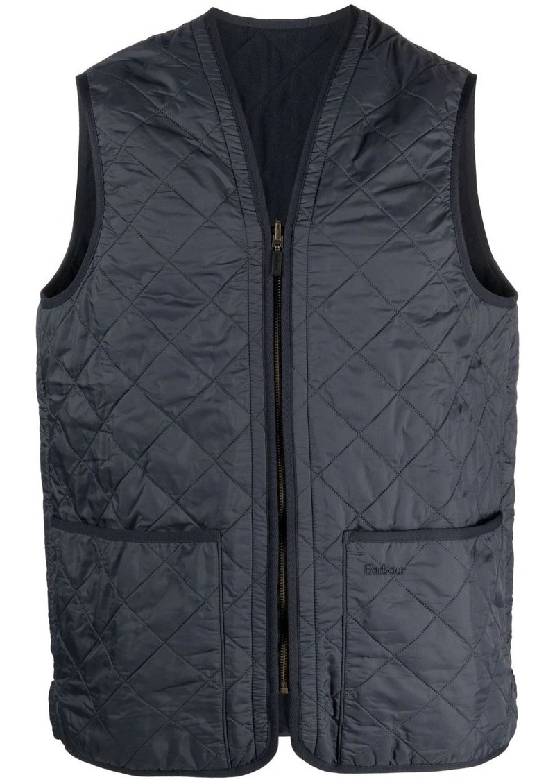 Barbour quilted pouch-pocket gilet