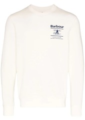 Barbour Reed logo print sweatshirt