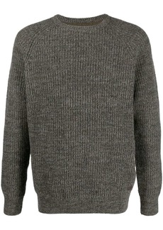 Barbour ribbed-knit long-sleeve jumper