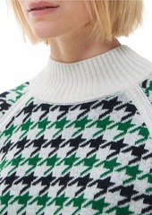 Barbour Roxane Houndstooth Wool-Blend Sweater