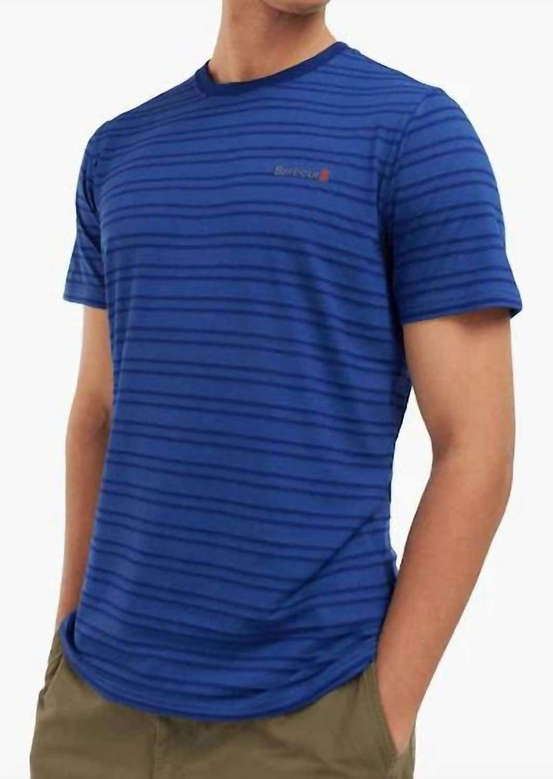 Barbour Sainton Stripe Tee In Inky Blue