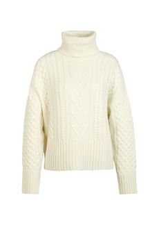 Barbour Sandwood Cable-Knit Wool Sweater