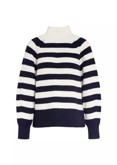 Barbour Silverdale Striped Wool-Cotton Sweater