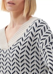 Barbour Simone Chevron Wool-Blend Sweater