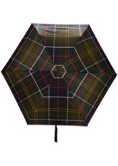 Barbour small tartan-print umbrella