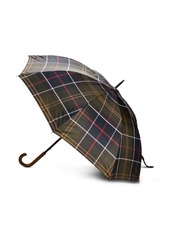 Barbour tartan-check umbrella