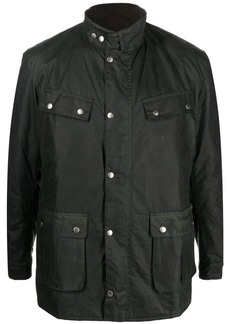Barbour wax-coated zipped jacket