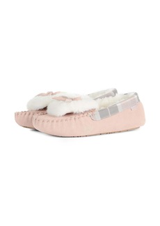 Barbour Darcie Faux Shearling Moccasin in Pink Suede at Nordstrom
