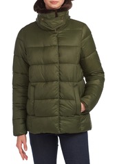 Women's Barbour Mullein Faux Fur Trim Quilted Jacket