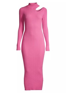 Bardot Ainsley Cut-Out Knit Midi-Dress