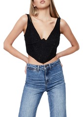 Bardot Bronte Lace Corset Top in Black at Nordstrom Rack