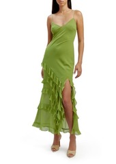 Bardot Cantara Ruffle Maxi Dress