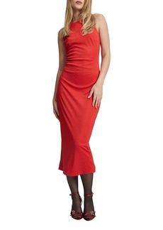 Bardot Castille Diamante Midi Dress in Fire Red at Nordstrom Rack