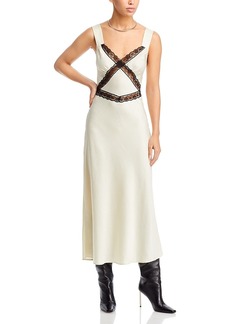 Bardot Emory Lace Trim Slip Dress
