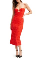 Bardot Ivanna Lace Cutout Midi Dress