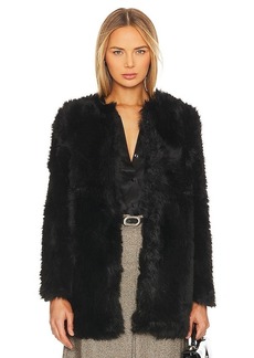 Bardot Logan Faux Fur Coat