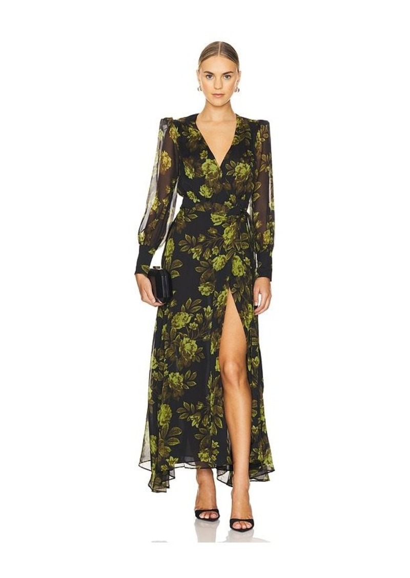 Bardot Lucianna Maxi Wrap Dress